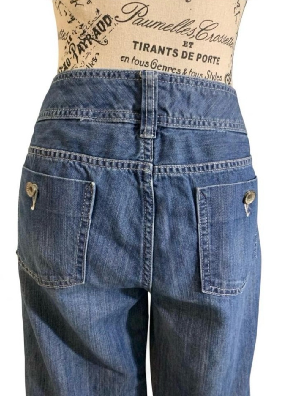 Gap Wide Leg Jeans Women’s Size 10 Boho Retro Classic - Picture 4 of 8